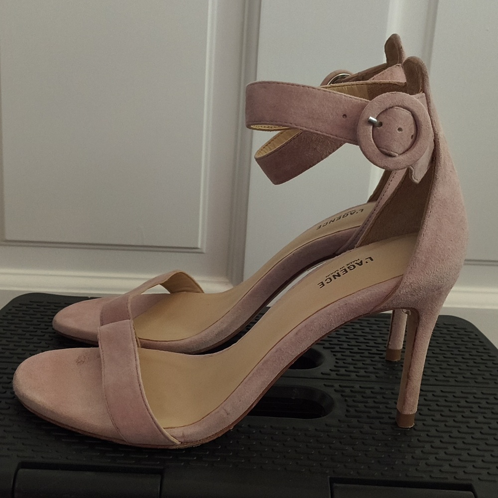 L'Agence Gisele II Quartz single strap Sandals size 37 - Picture 8 of 11